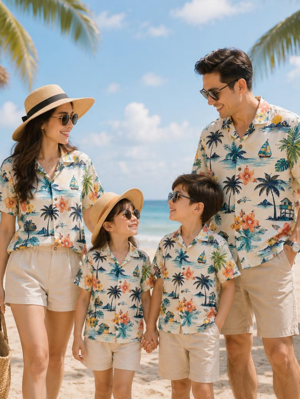 Plant Parental - Camicia Estiva Hawaiana per Bambini con