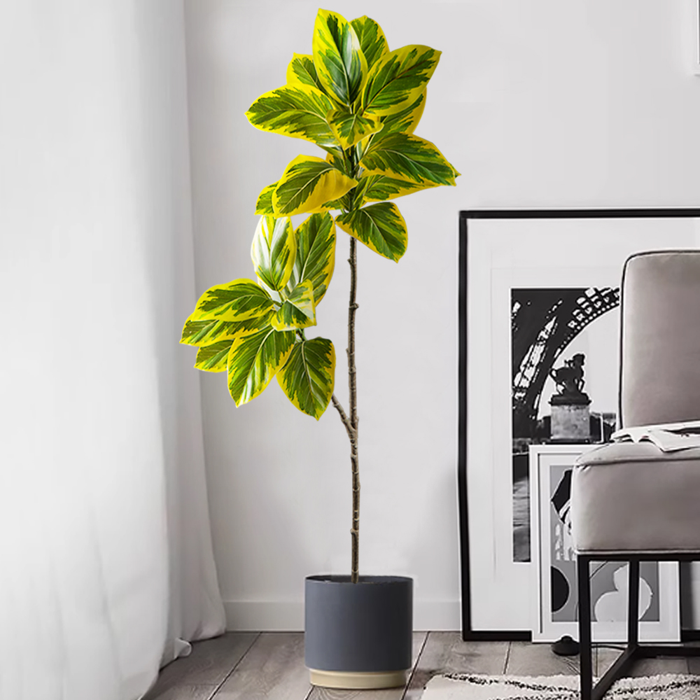 70-130 cm Artificiale Banyan R - Rubber Plant Ficus recensione e prezzo